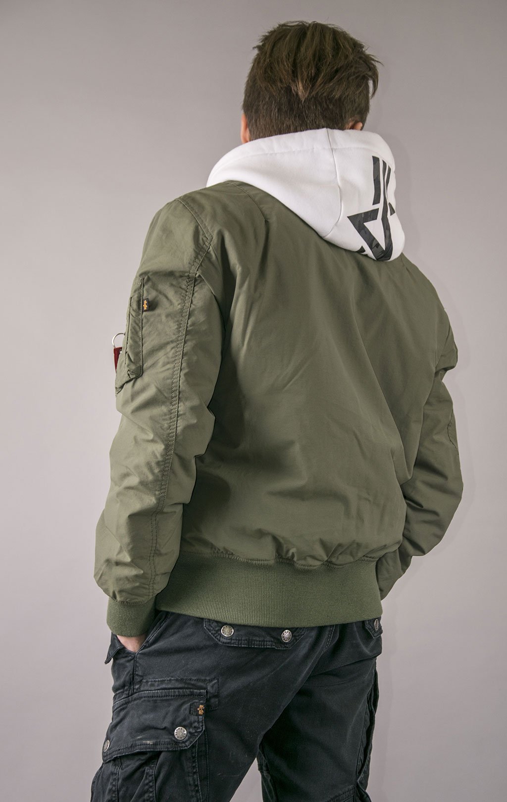 Куртка-бомбер ALPHA INDUSTRIES PRIMALOFT MA-1 sage 