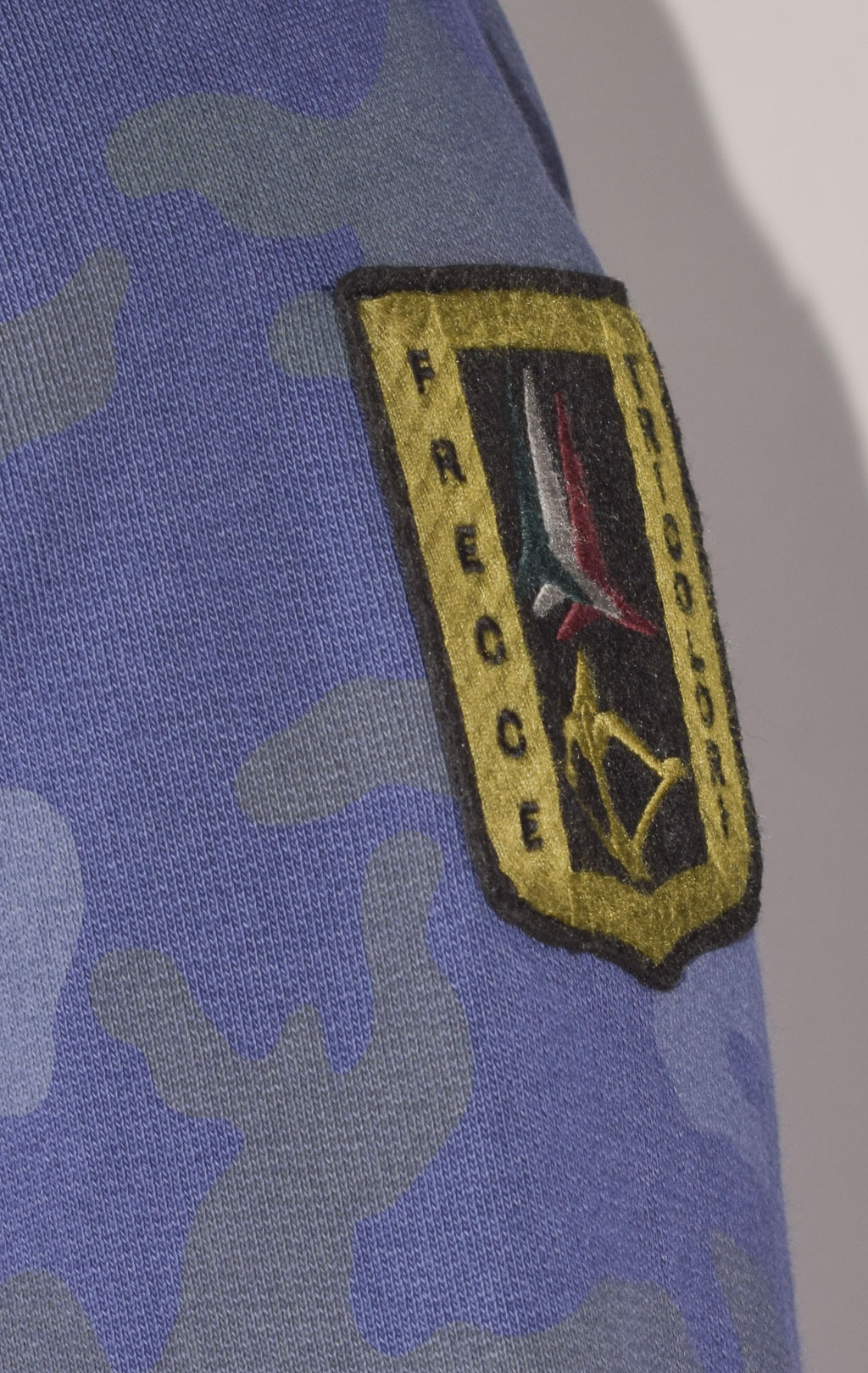 Толстовка с капюшоном AERONAUTICA MILITARE SS 23/IN camouflage pilot blue (FE 1757) 