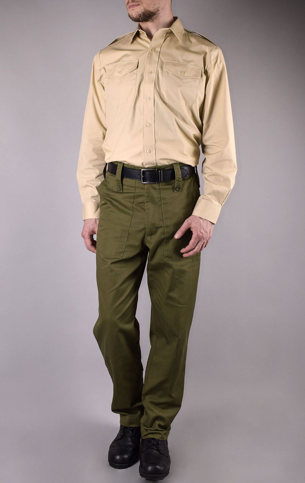 Рубашка армейская fawn (khaki) Англия