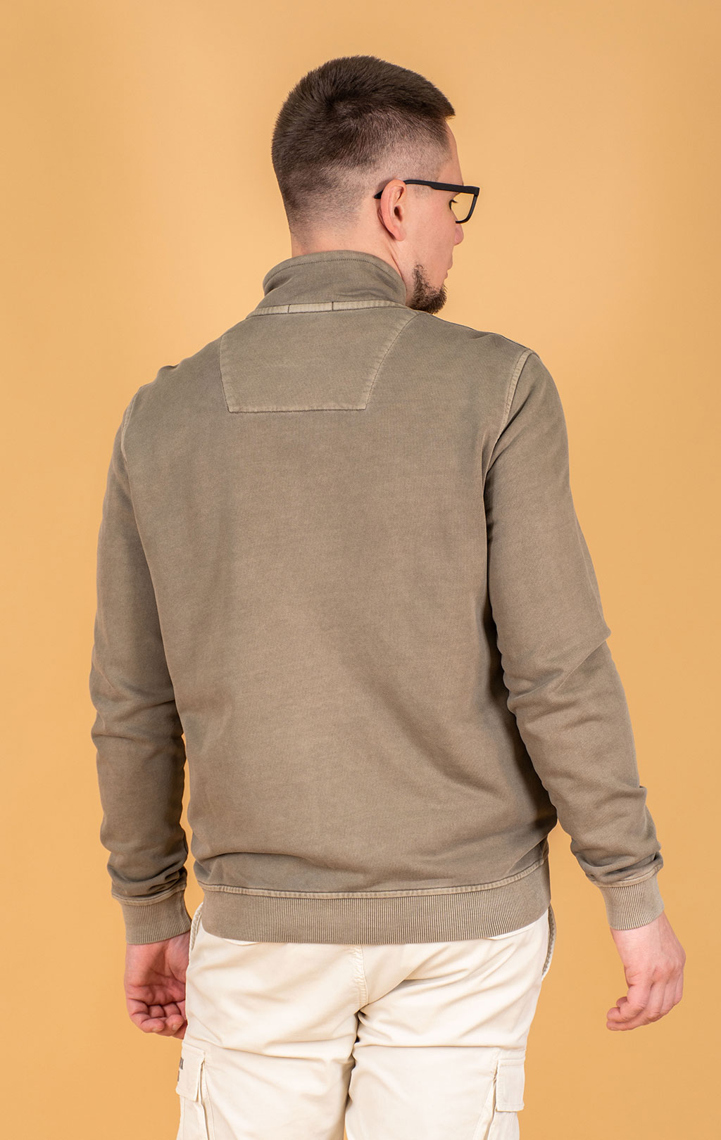 Олимпийка AERONAUTICA MILITARE SS 25 m/TR military olive washed (FE 1992) 