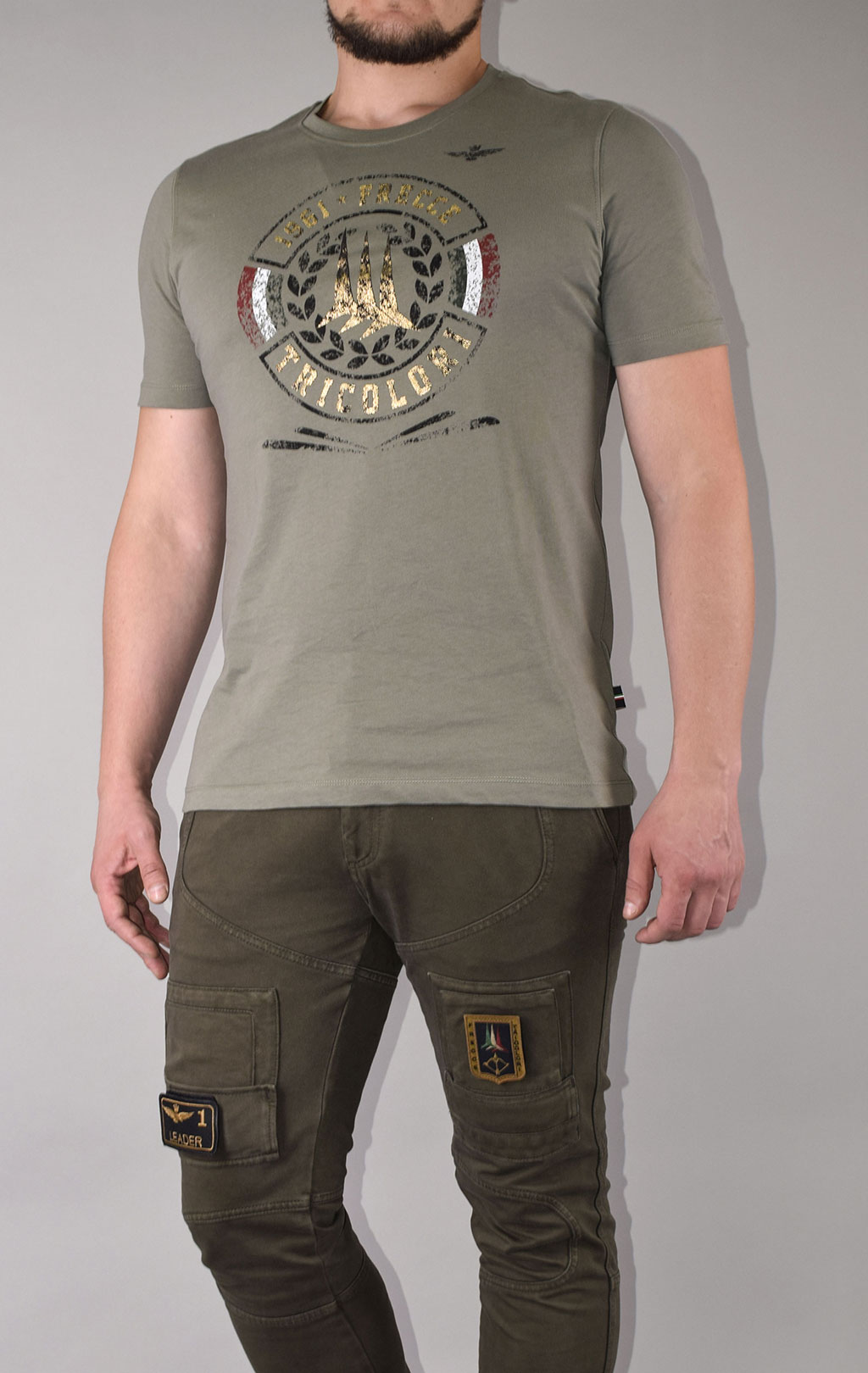 Футболка AERONAUTICA MILITARE FW 20/21/TR verde chiaro (TS 1771) 