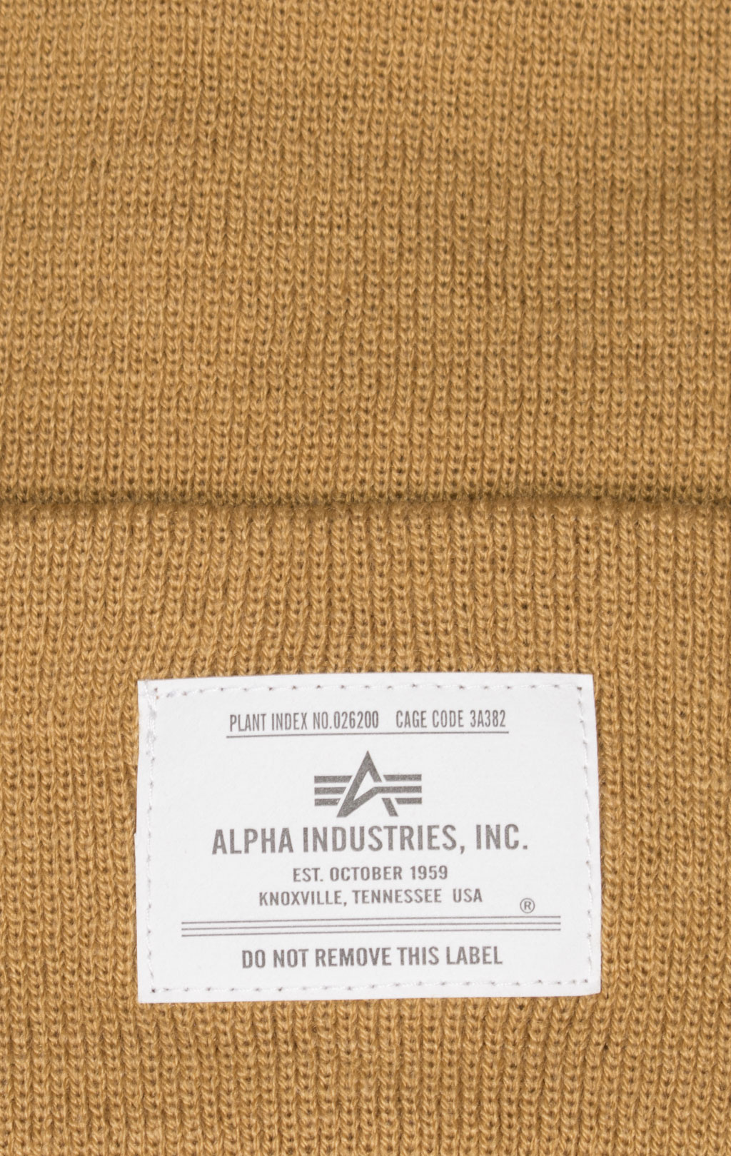 Шапка ALPHA INDUSTRIES ESSENTIAL BEANIE FW 23/24 bronzed brown 