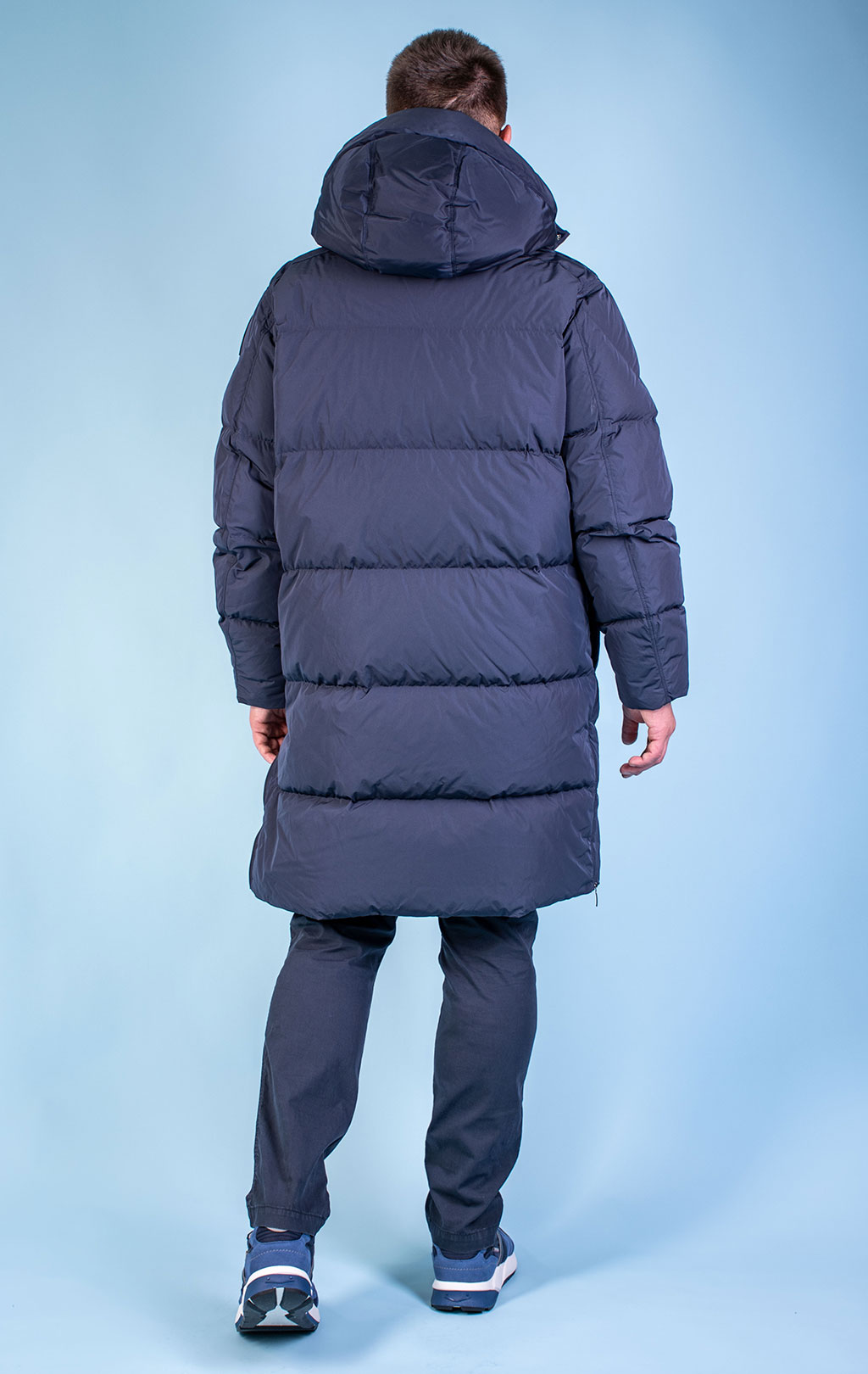 Куртка-пуховик PARAJUMPERS LONG BEAR MAN FW 25/26 blue navy 