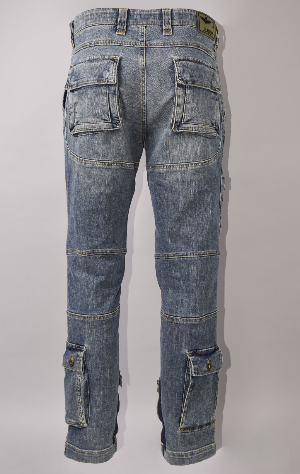 Джинсы-карго AERONAUTICA MILITARE ANTI-G плотные FW 23/24/AL denim wash (PA 939) 