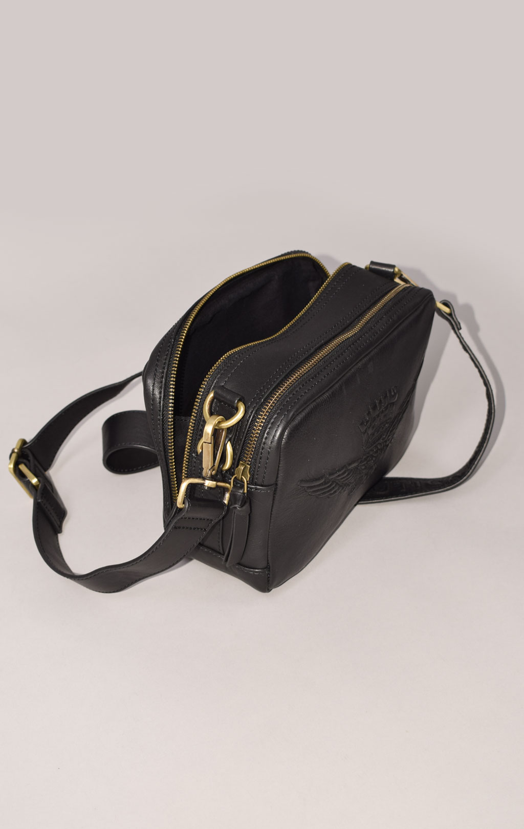 Женская сумка AERONAUTICA MILITARE SHOULDER BAG FW 23/24/IN nero (BO 1101)