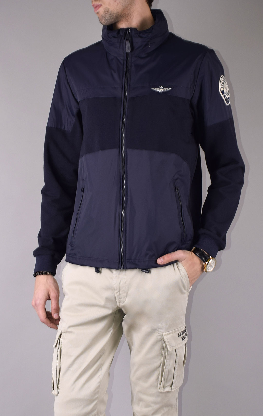 Куртка AERONAUTICA MILITARE SS 20/CN blue navy (AF 391) 