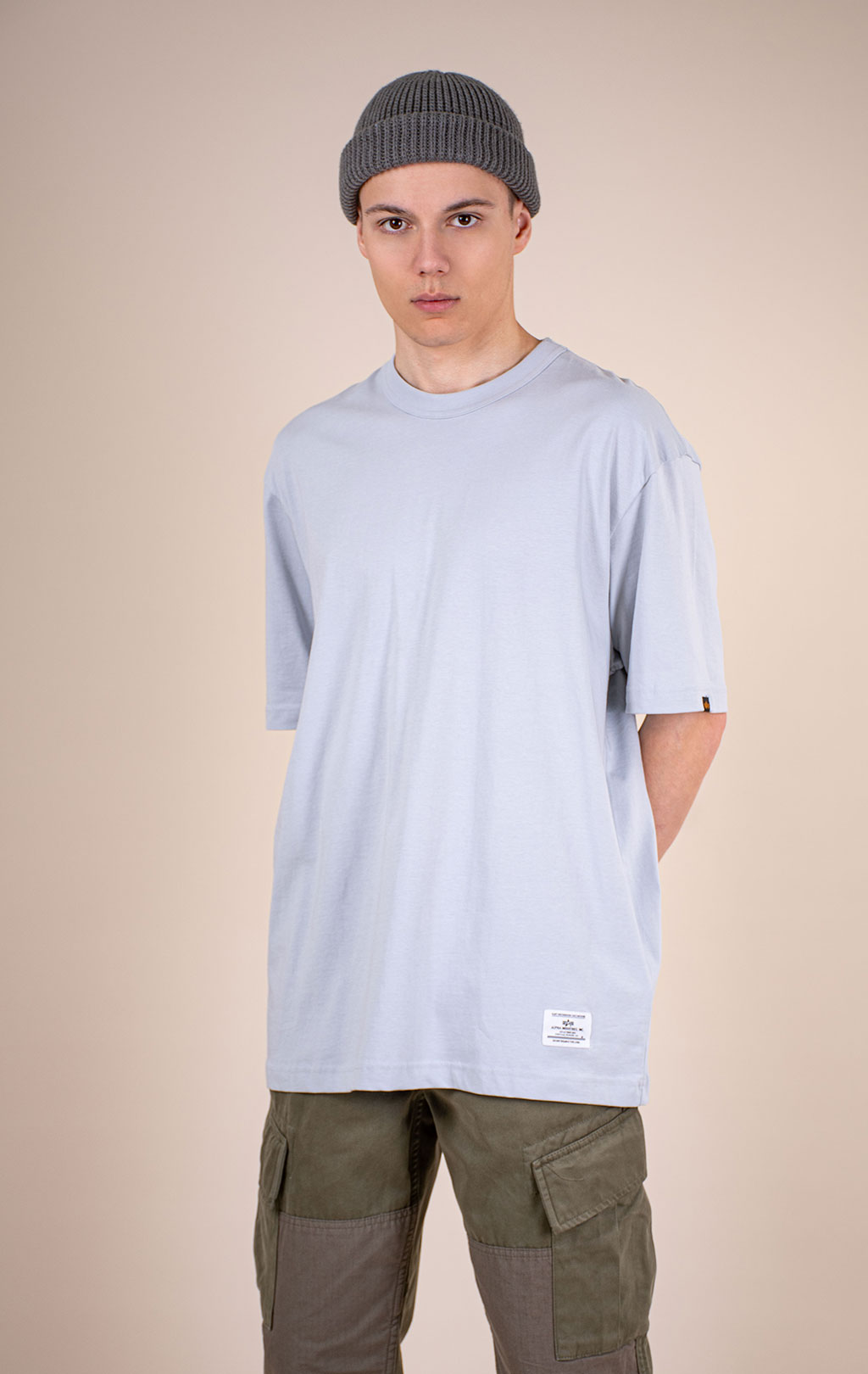 Футболка ALPHA INDUSTRIES RELAXED TEE SS 26 mist 