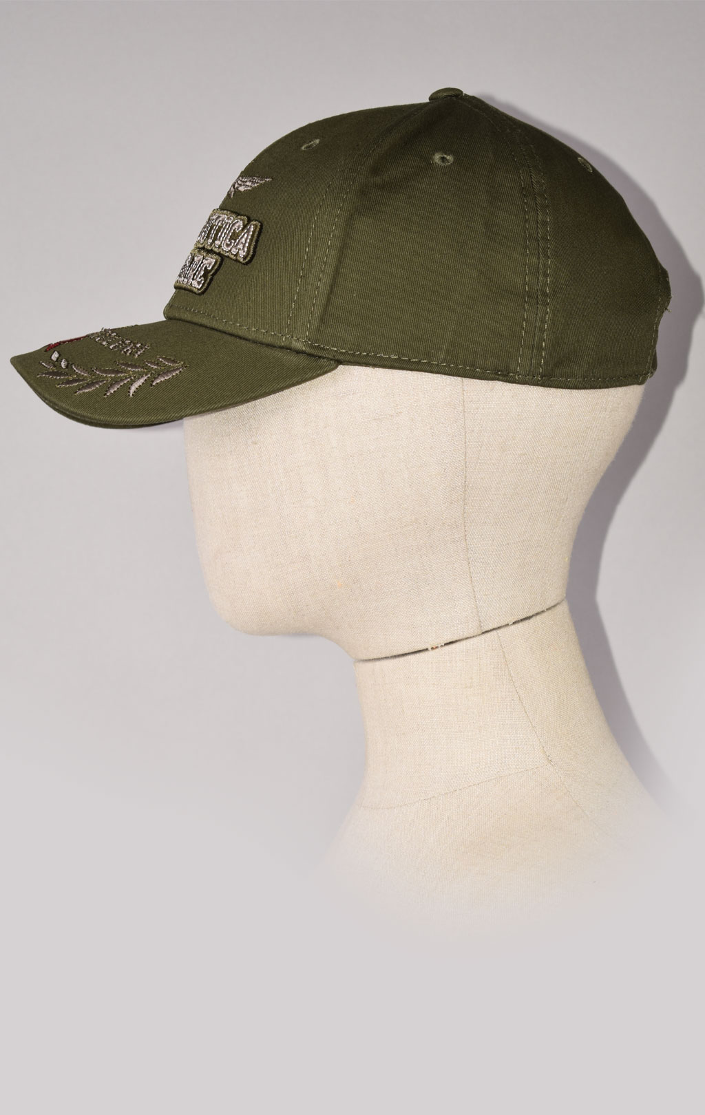 Бейсболка AERONAUTICA MILITARE SS 22/CN verde militare (HA 1104) 