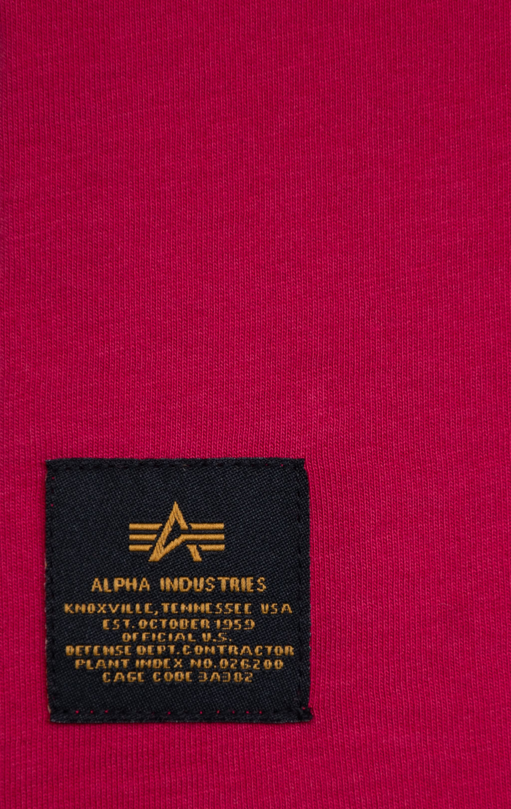 Женская футболка ALPHA INDUSTRIES AL TAPE T major red 