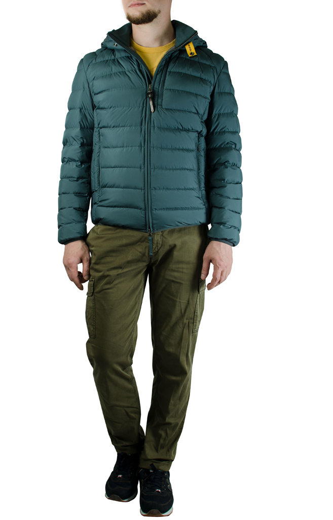 Куртка-пуховик лёгкая PARAJUMPERS LAST MINUTE teal 