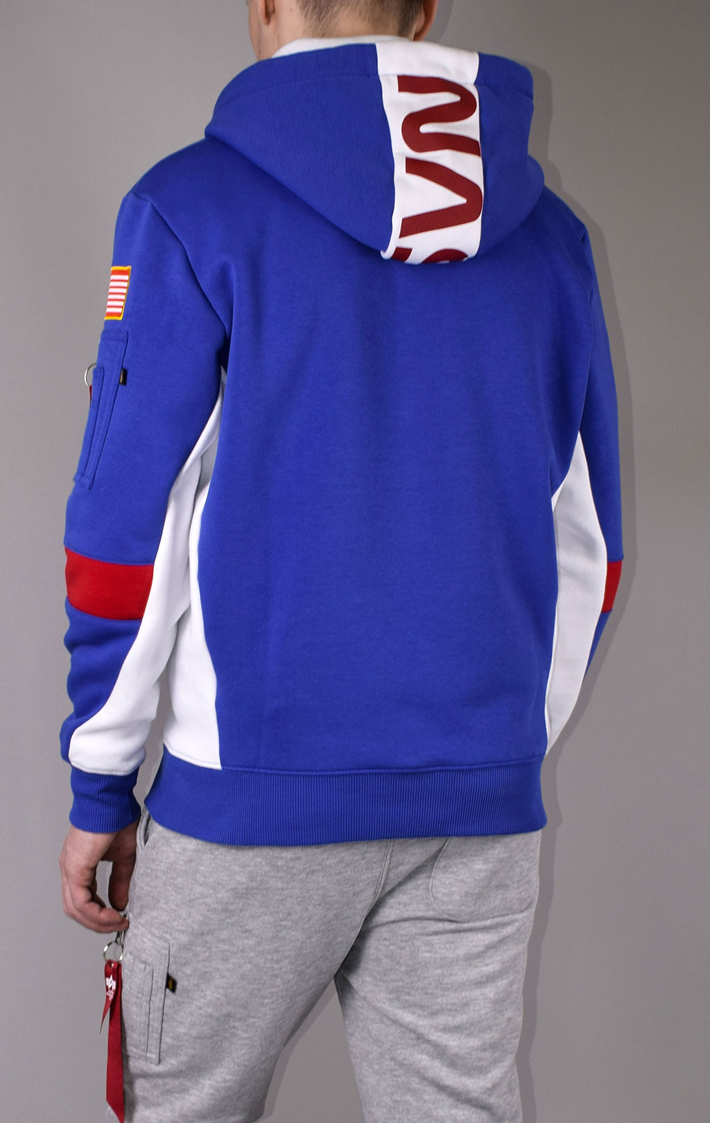 Толстовка ALPHA INDUSTRIES NASA SPACE CAMP HOODY nautical blue 