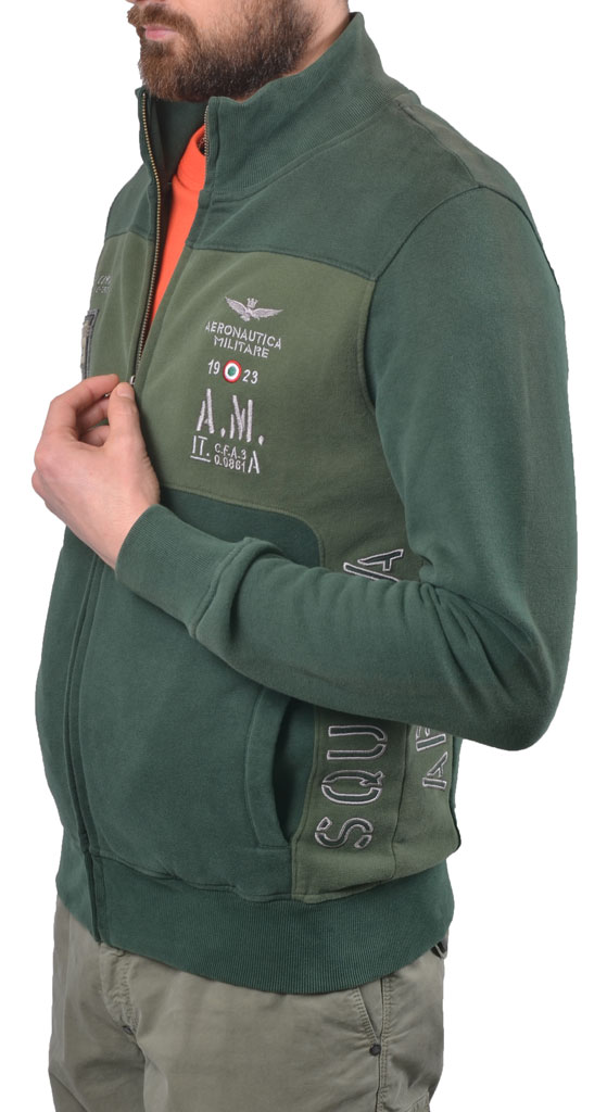 Толстовка AER. MILITARE verde bosco (FE 886) 