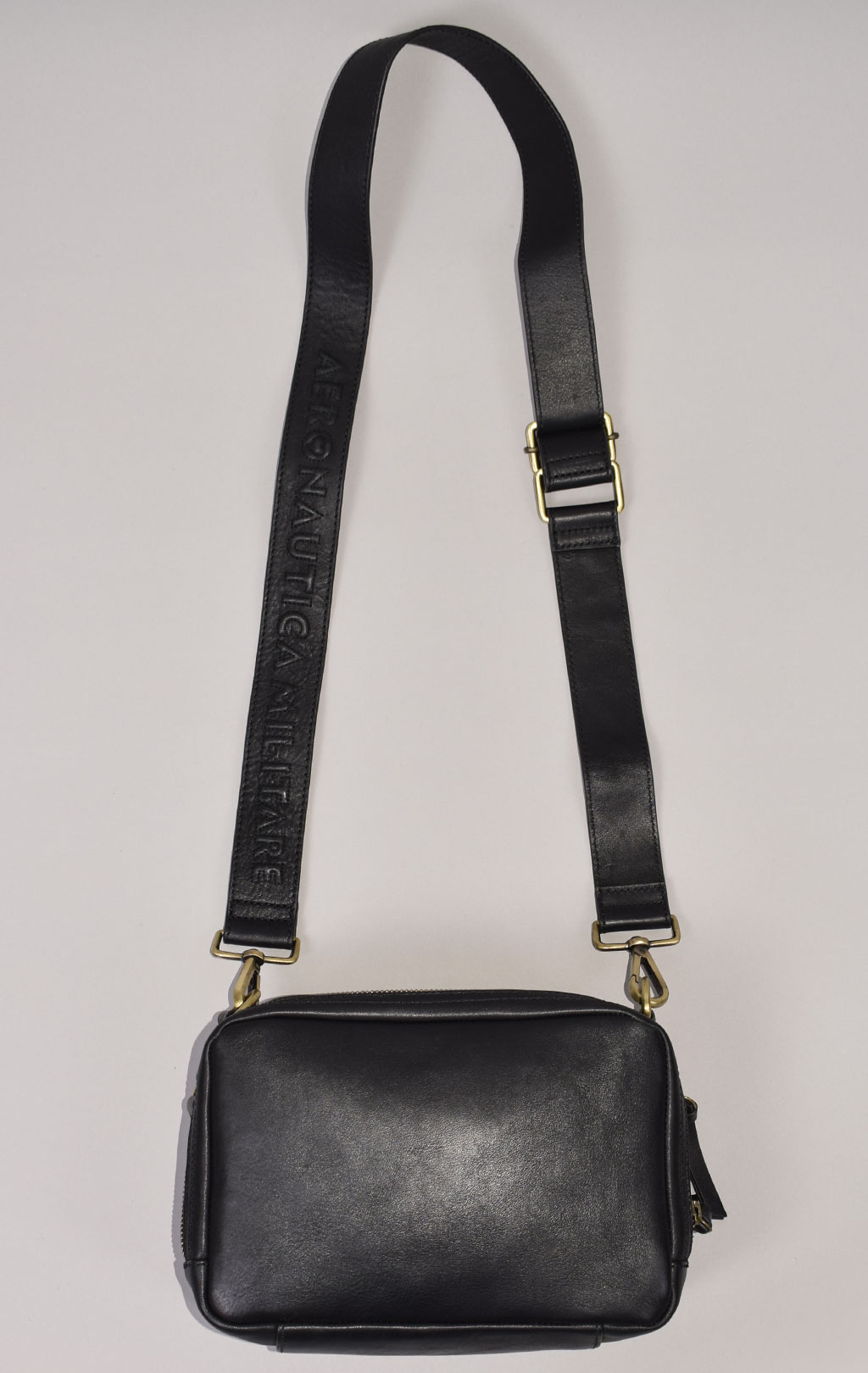 Женская сумка AERONAUTICA MILITARE SHOULDER BAG FW 23/24/IN nero (BO 1101)