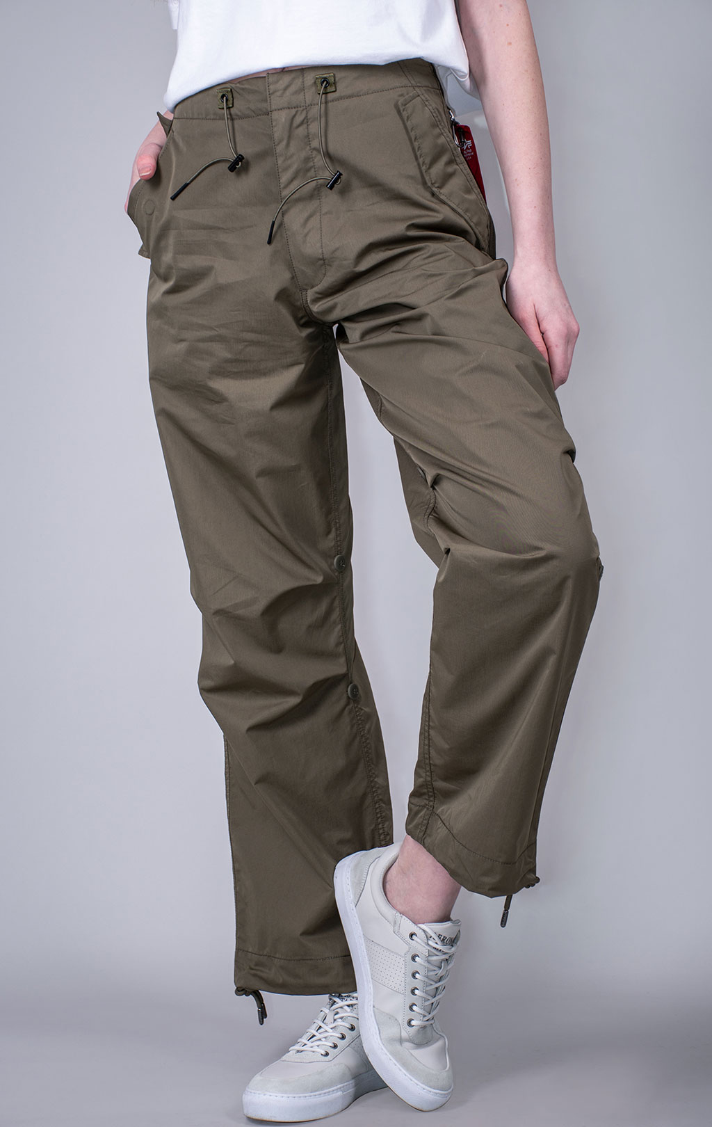 Брюки-карго парашюты ALPHA INDUSTRIES PARACHUTE PANTS SS 24 m OG-107 green 