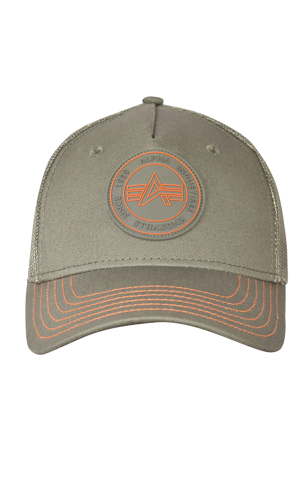 Бейсболка ALPHA INDUSTRIES TRUCKER PATCH CAP dark green 