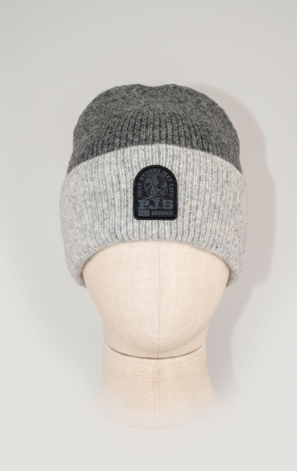 Шапка вязаная PARAJUMPERS GARDENIA HAT FW 25/26 black-chateau grey 