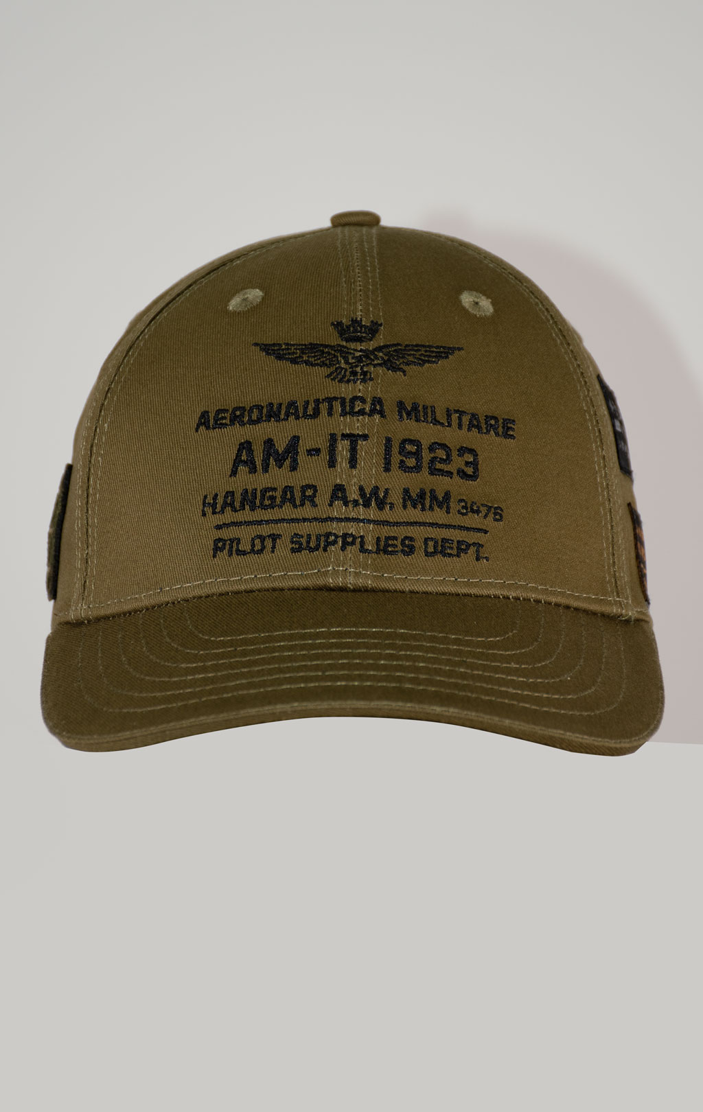 Бейсболка AERONAUTICA MILITARE FW 25/26/CN dark olive (HA 1223) 