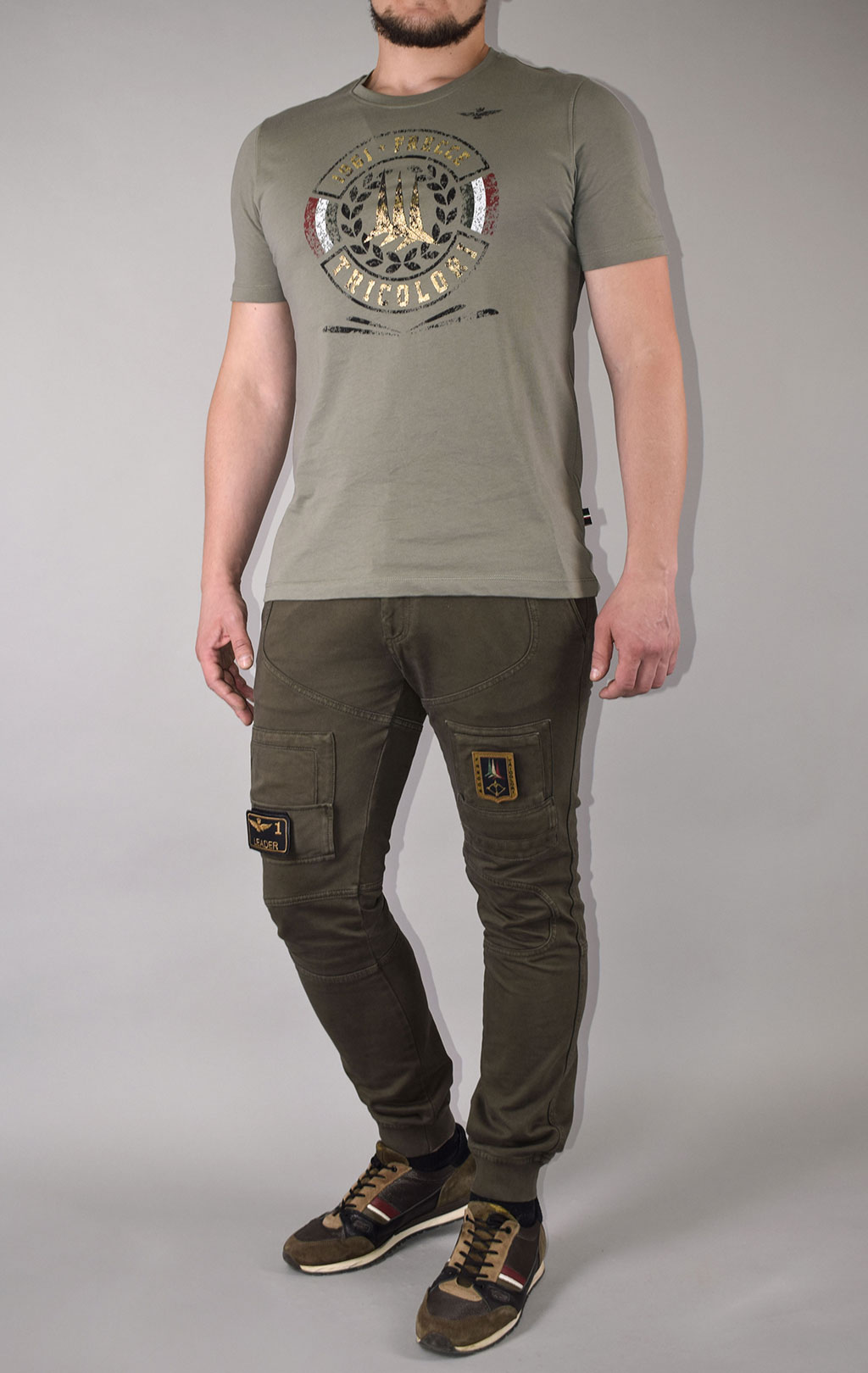 Футболка AERONAUTICA MILITARE FW 20/21/TR verde chiaro (TS 1771) 