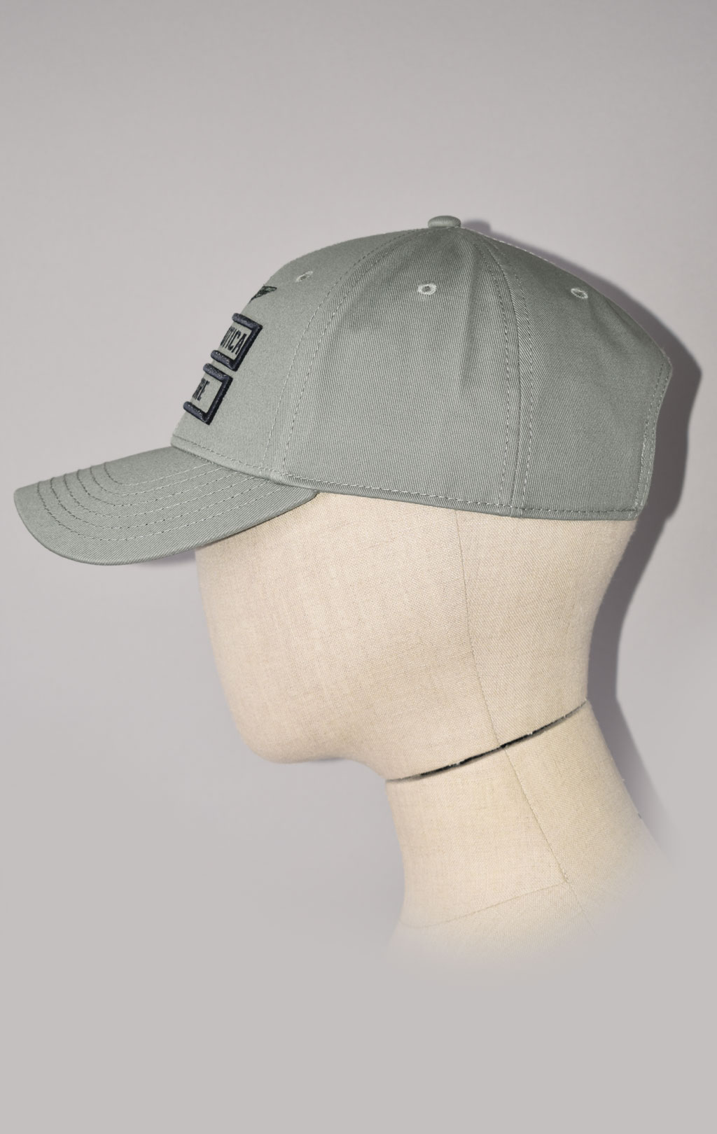 Бейсболка AERONAUTICA MILITARE SS 23/CN verde militare (HA 1126) 