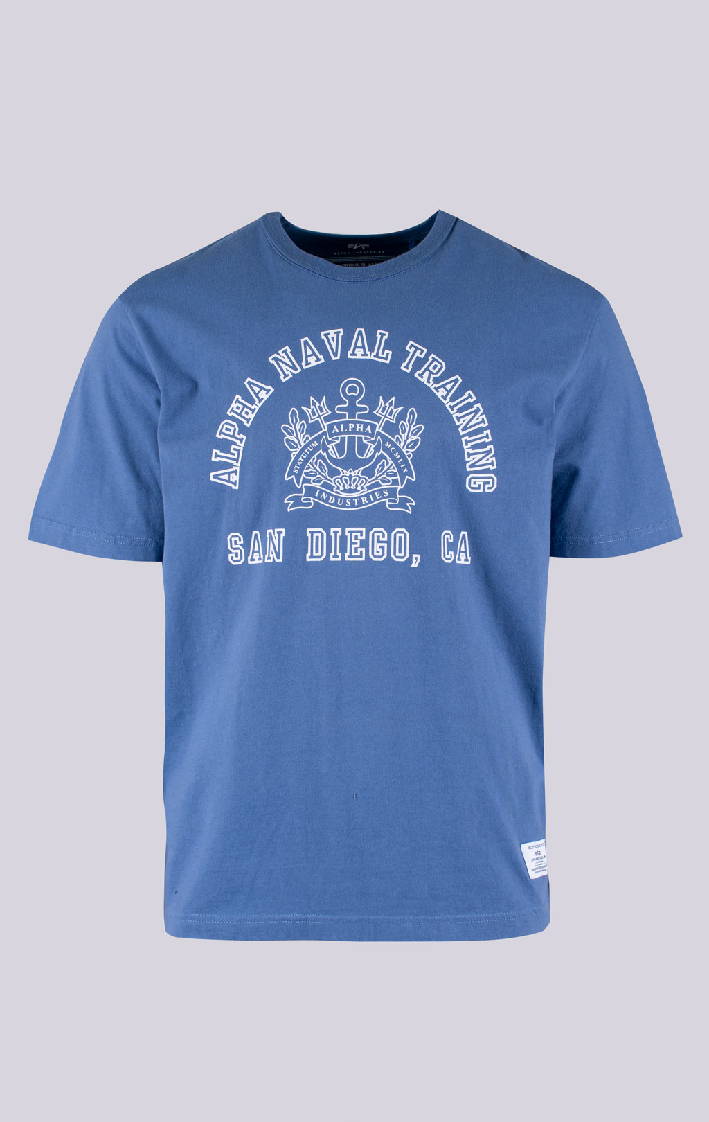 Футболка ALPHA INDUSTRIES ALPHA NAVAL BASE SAN DIEGO TEE SS 24 copen blue 