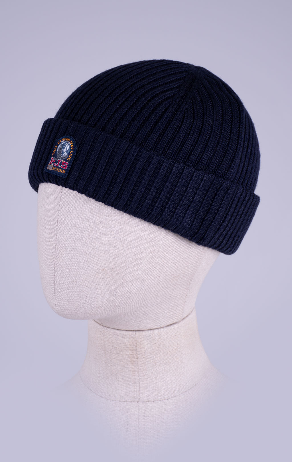 Шапка вязаная PARAJUMPERS MATIO FW 26/27 blue navy 