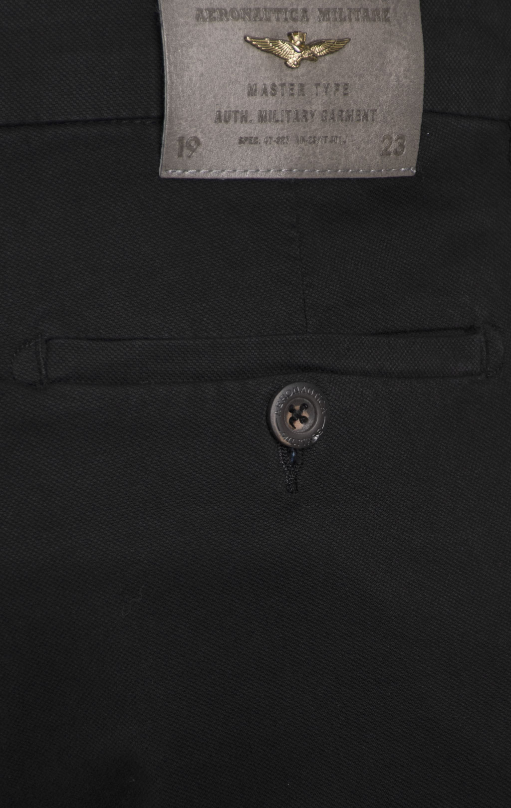 Брюки-карго AERONAUTICA MILITARE big size FW 24/25/BD jet black (PA 1628) 