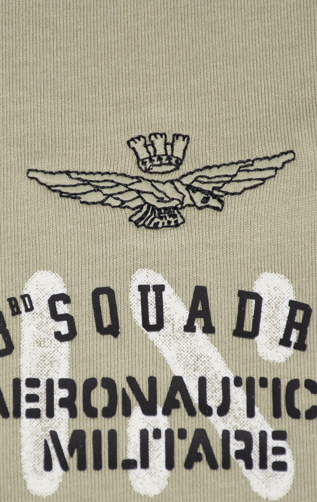 Футболка AERONAUTICA MILITARE SS 24/BD sage green (TS 2212) 