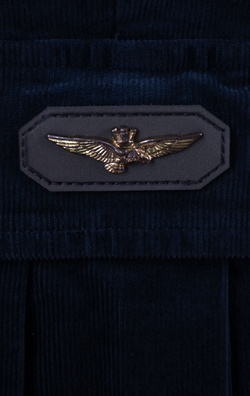 Брюки-карго AERONAUTICA MILITARE вельвет FW 26/27/AL blue navy (PA 1740) 