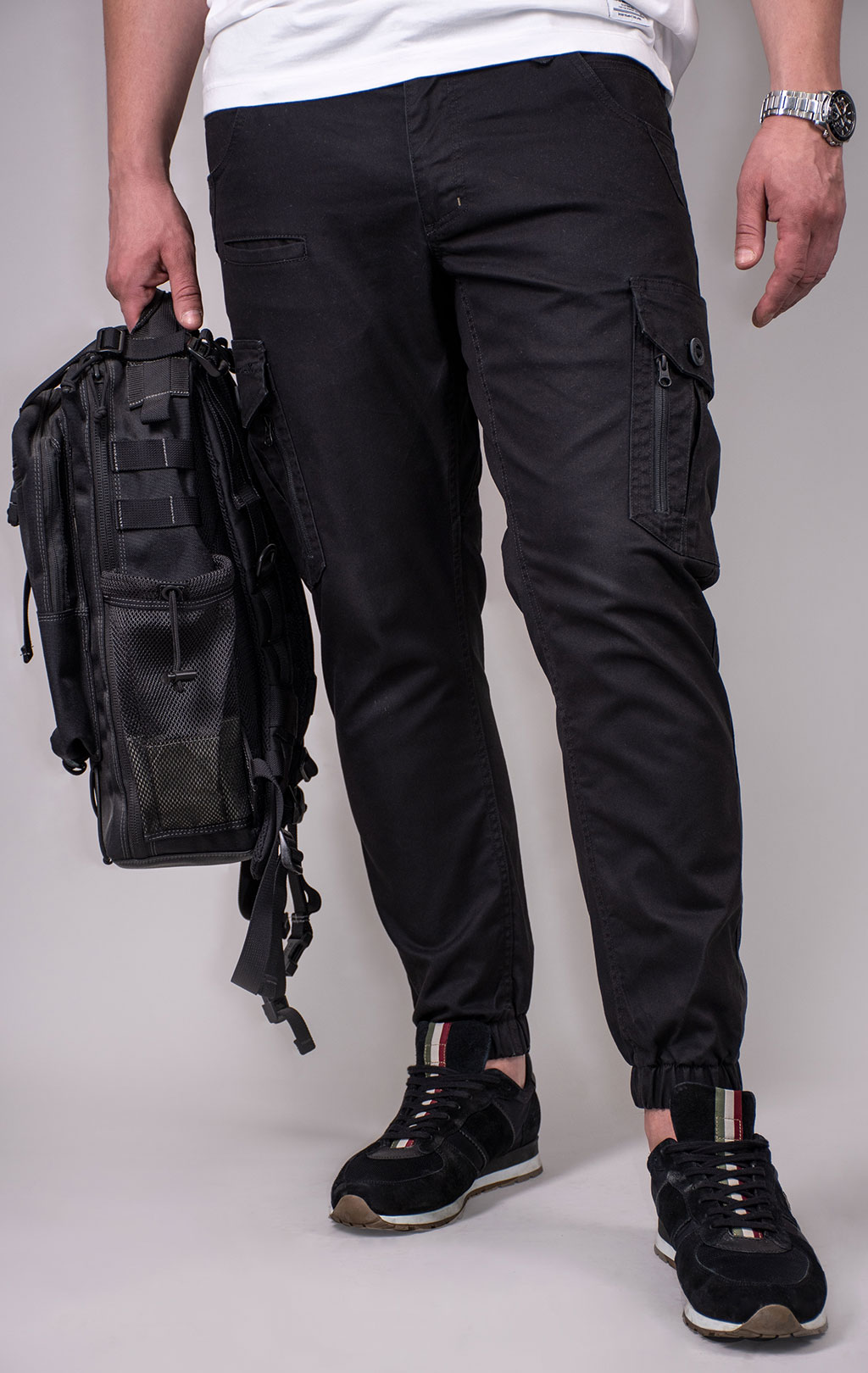 Брюки тактические Pentagon INVICTUS хлопок65%/полиэстер35% Twill black 05058 