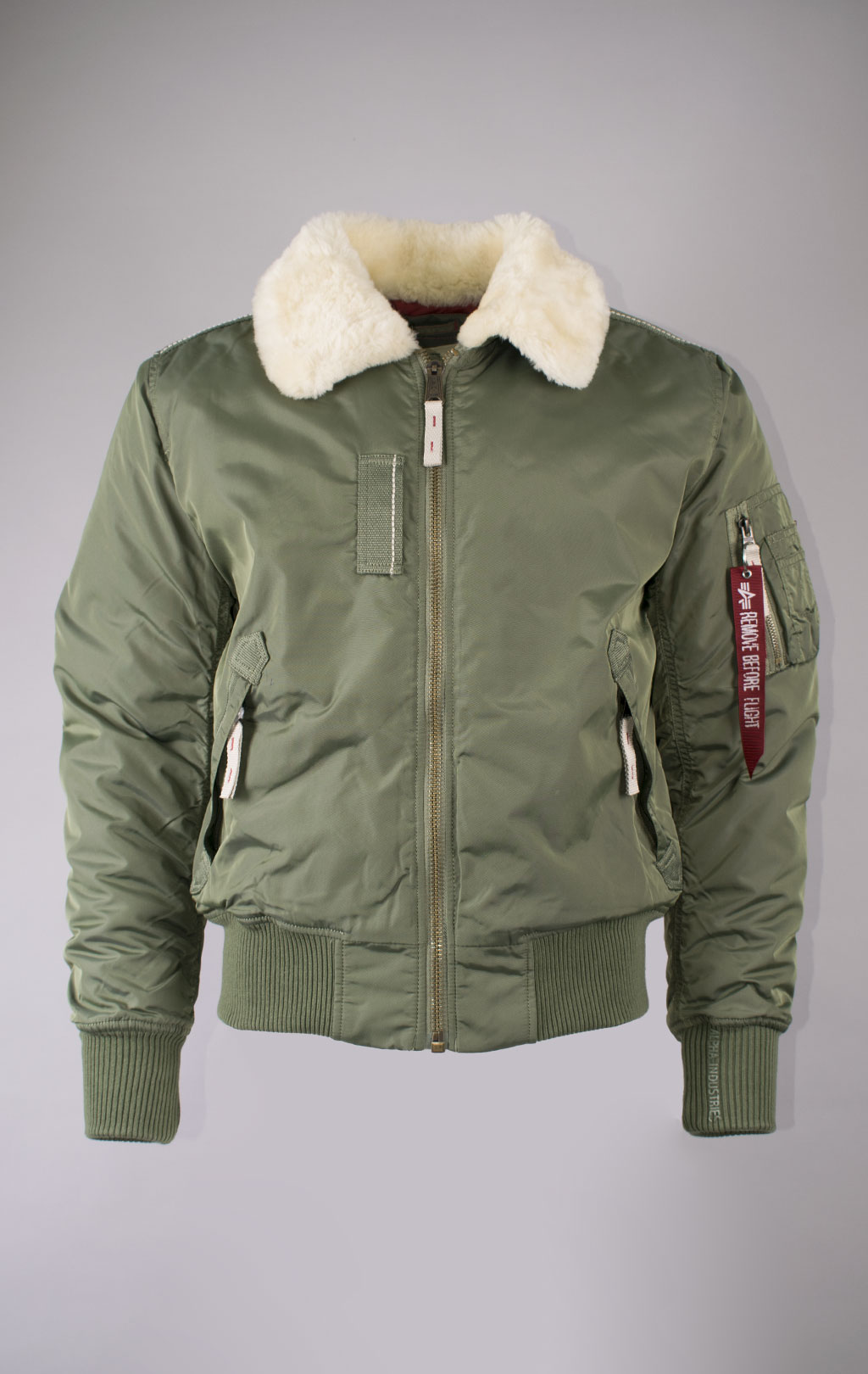 Куртка-пилот ALPHA INDUSTRIES INJECTOR-III sage green 