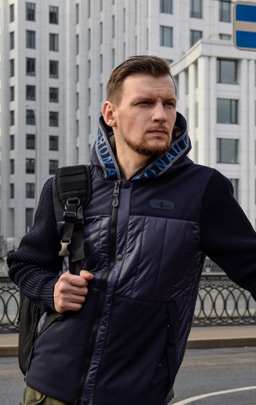 Куртка AERONAUTICA MILITARE FW 19/20 blue navy/blue navy (AF 378) 