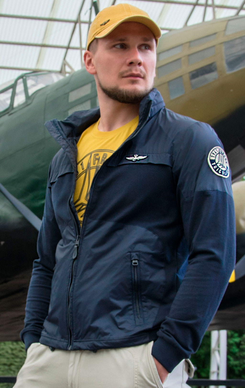 Куртка AERONAUTICA MILITARE SS 20/CN blue navy (AF 391) 