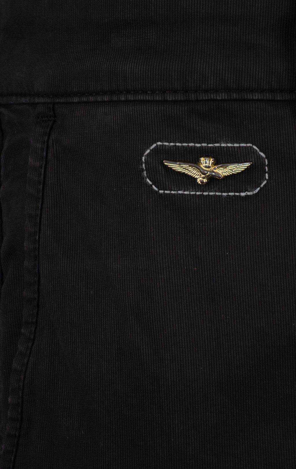 Брюки-карго AERONAUTICA MILITARE плотные FW 25/26/AL jet black (PA 1329) 
