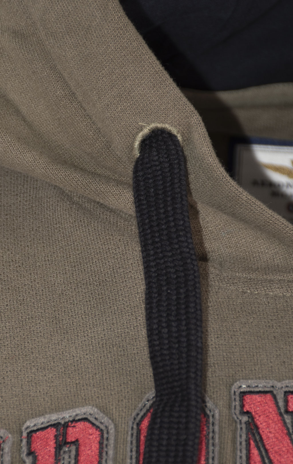 Толстовка с капюшоном AERONAUTICA MILITARE FW 24/25/TR olive night/black (FE 1933) 