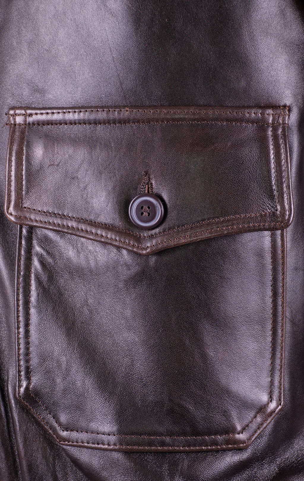 Куртка-пилот COCKPIT G-1 NAVY кожа brown (Z201035) 