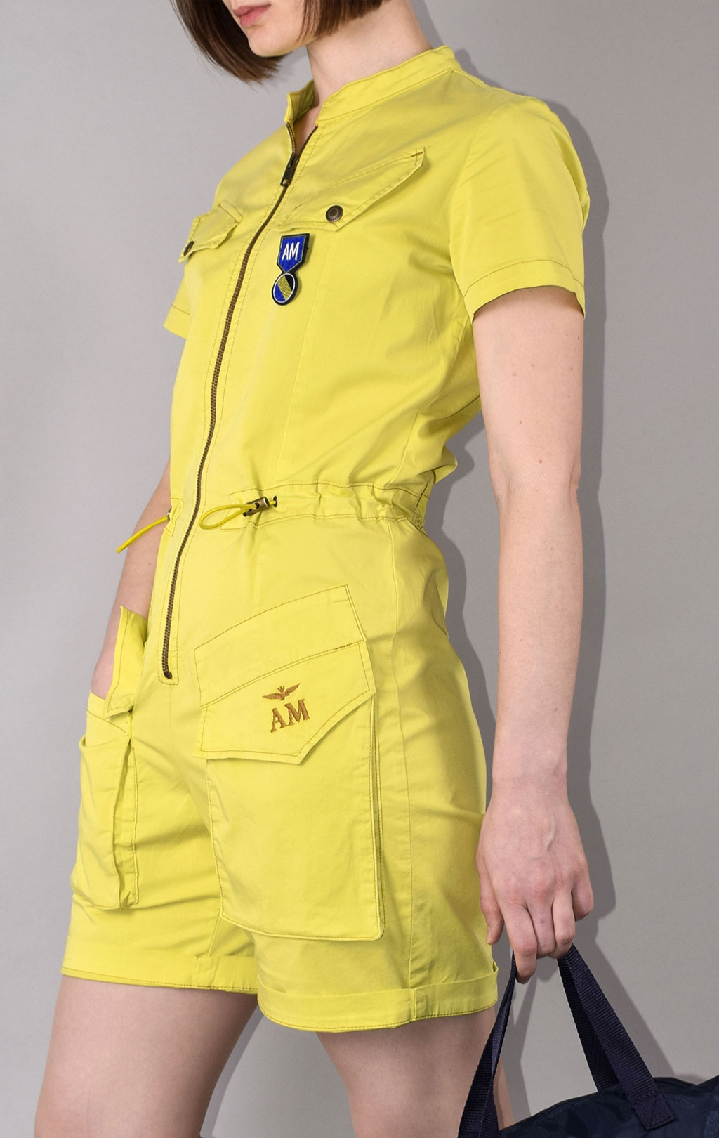 Женский комбинезон AERONAUTICA MILITARE SS 21/AL giallo (TU 095) 