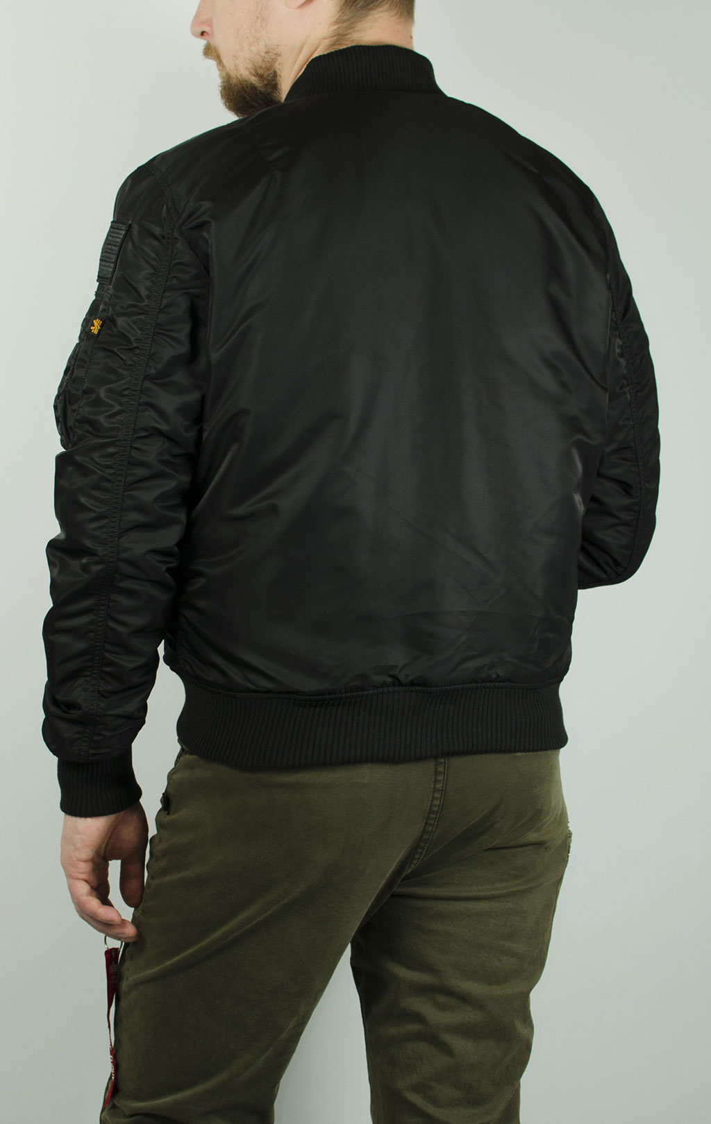 Бомбер ALPHA INDUSTRIES VF NASA MA-1 all black 