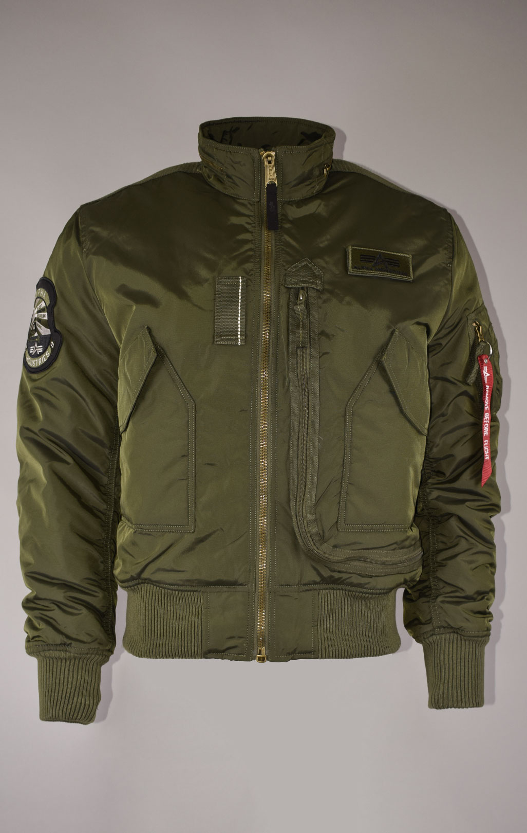 Куртка ALPHA INDUSTRIES ENGINE dark green 