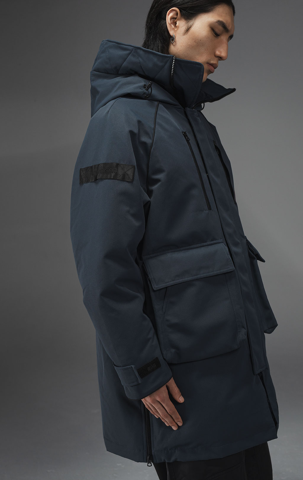 Куртка ALPHA INDUSTRIES SERGEANT PUFFER PARKA FW 25/26 replica blue 
