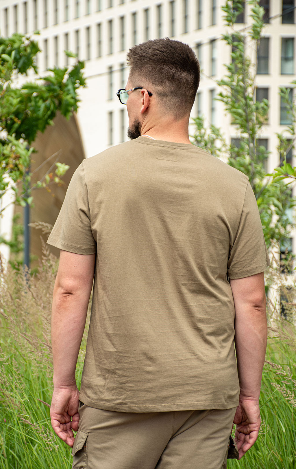 Футболка PARAJUMPERS PATCH TEE SS 25 m earth 