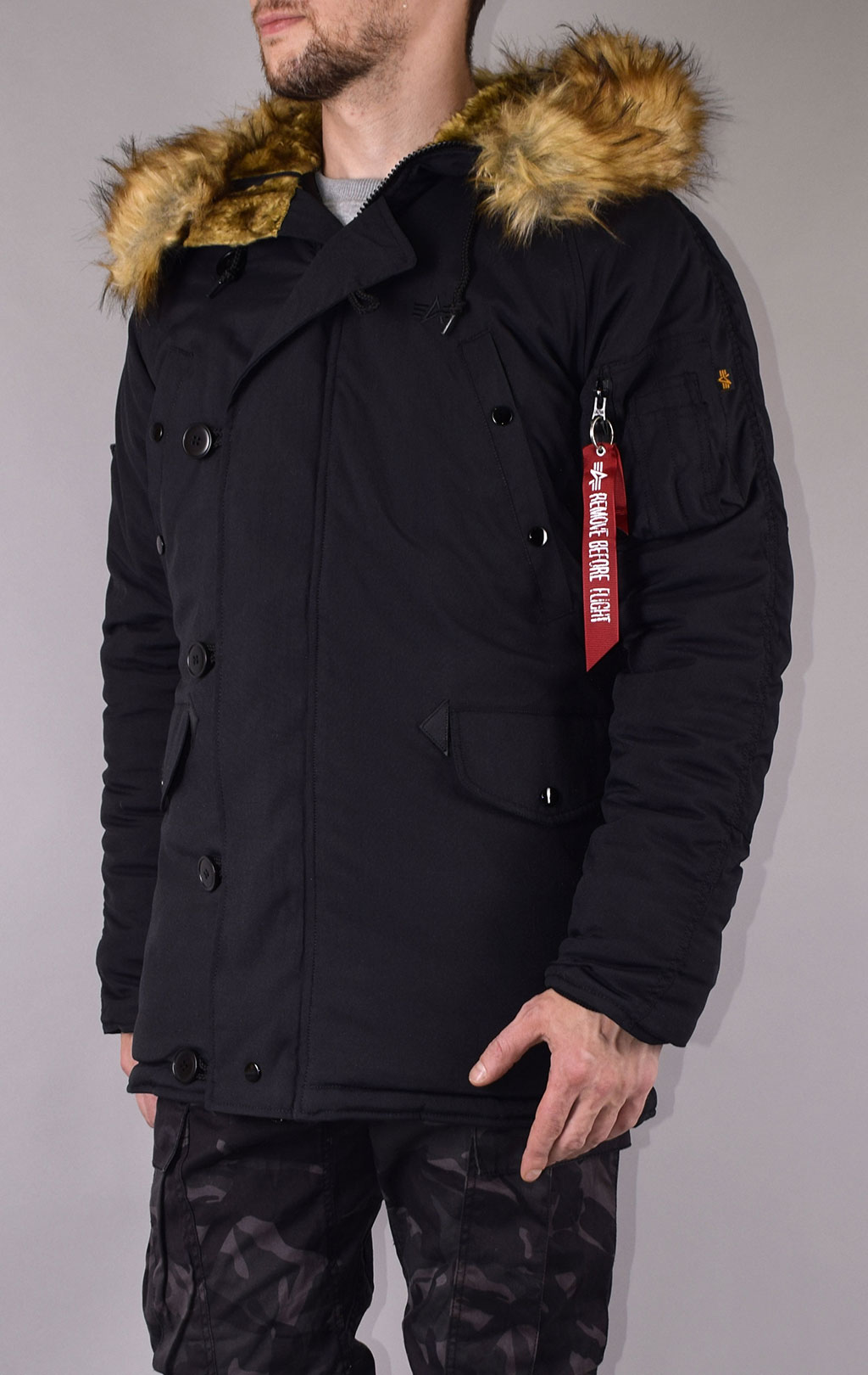 Аляска ALPHA INDUSTRIES EXPLORER big size black 