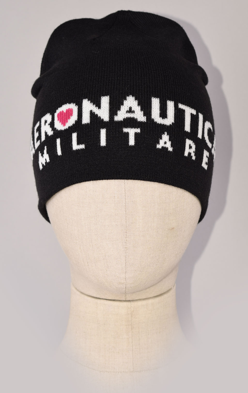 Женская шапка вязаная AERONAUTICA MILITARE FW 23/24/CE nero (CU 062) 
