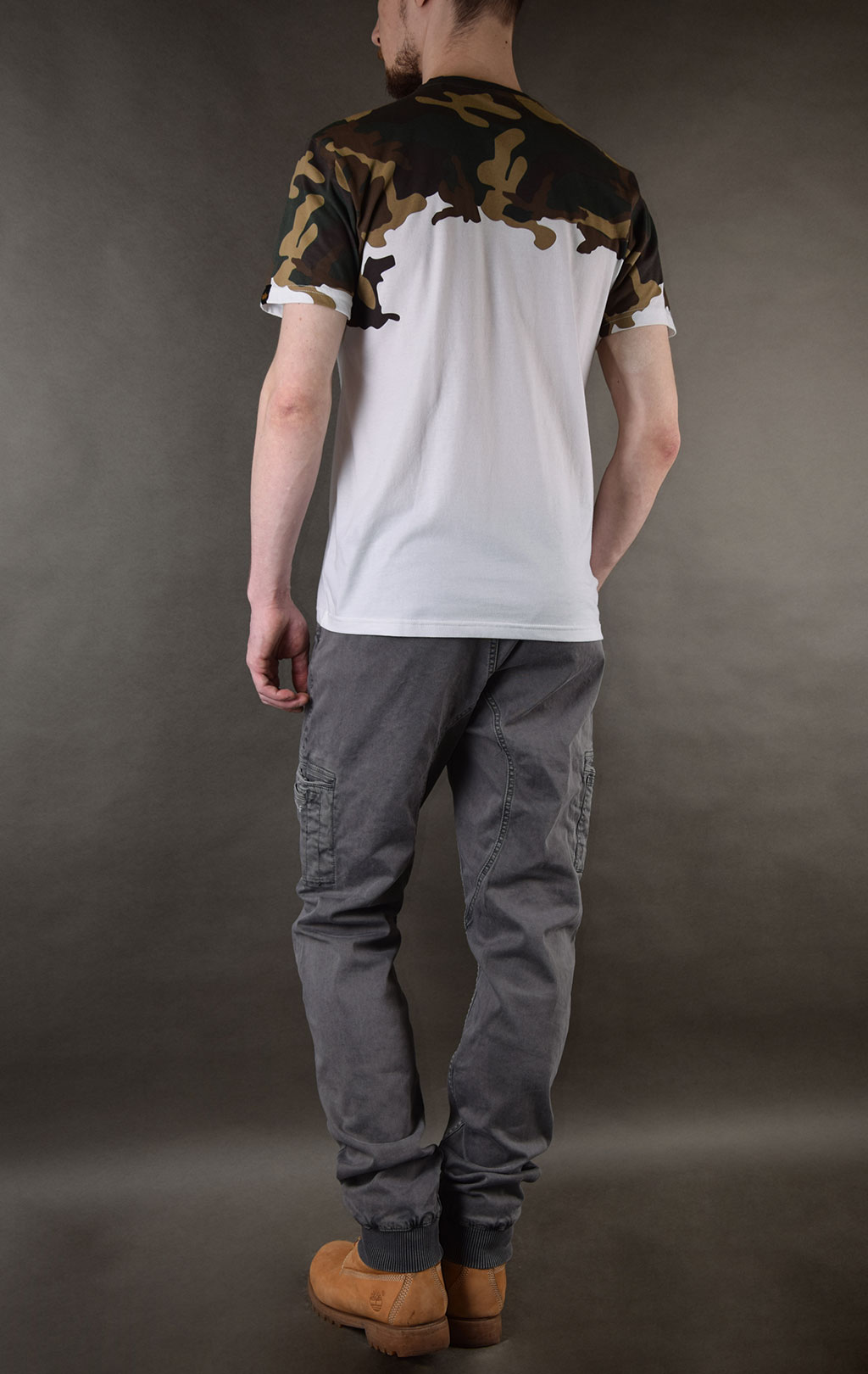 Футболка ALPHA INDUSTRIES LOST CAMO T camo woodland 