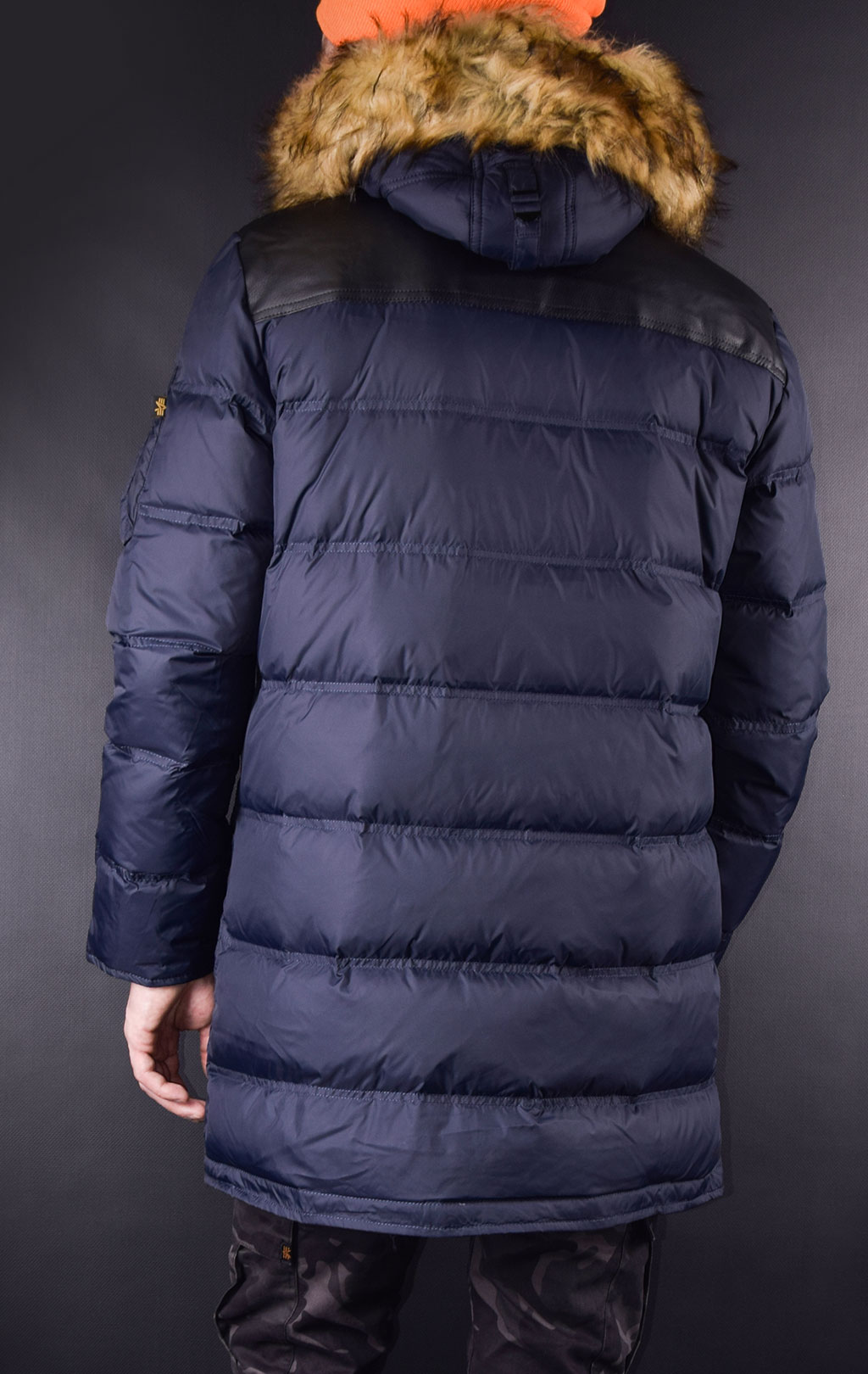 Аляска-пуховик ALPHA INDUSTRIES PUFFER N-3B rep. blue 