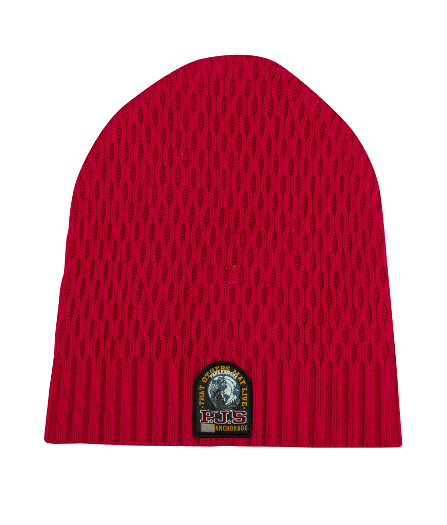 Шапка вязаная PARAJUMPERS LONG HAT red 