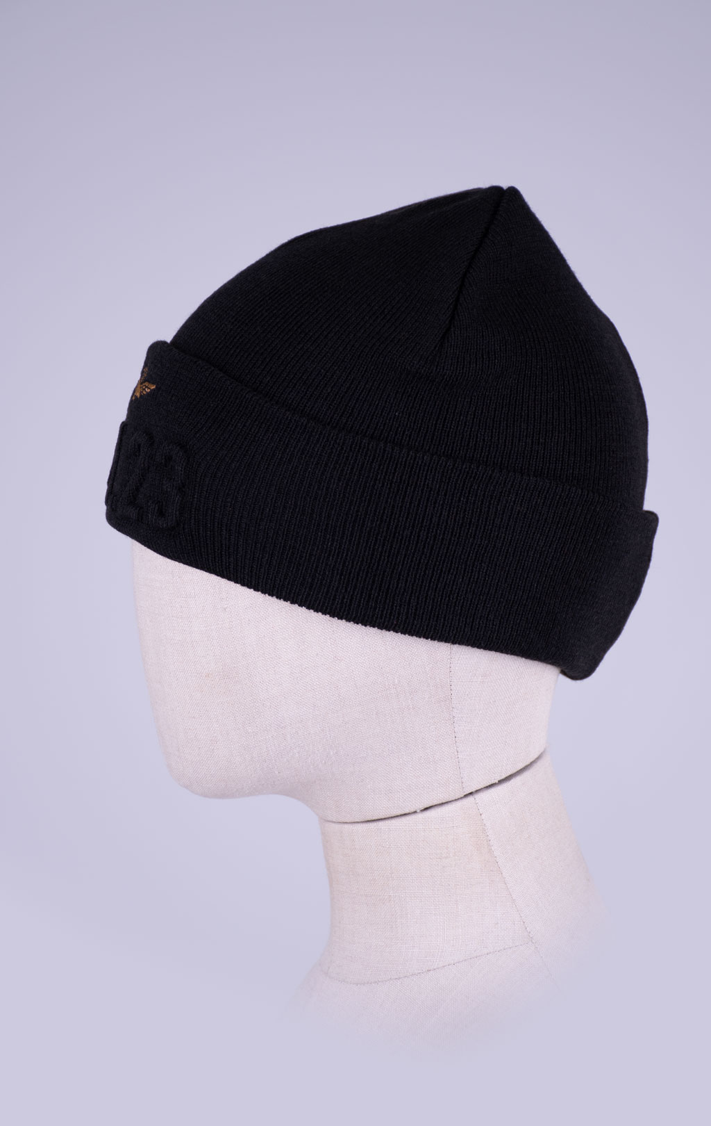 Шапка вязаная AERONAUTICA MILITARE FW 26/27/CN jet black (CU 0099) 