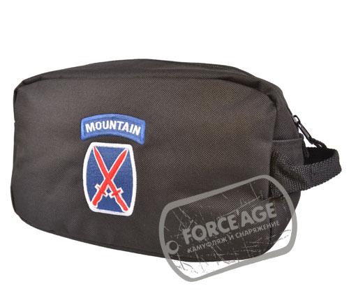 Сумка банная 10th Mountain Div. 26x10x15 black,  в Интернет .