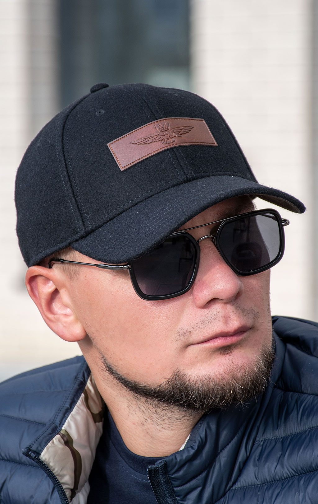 Бейсболка AERONAUTICA MILITARE шерсть FW 24/25/CN jet black (HA 1147) 