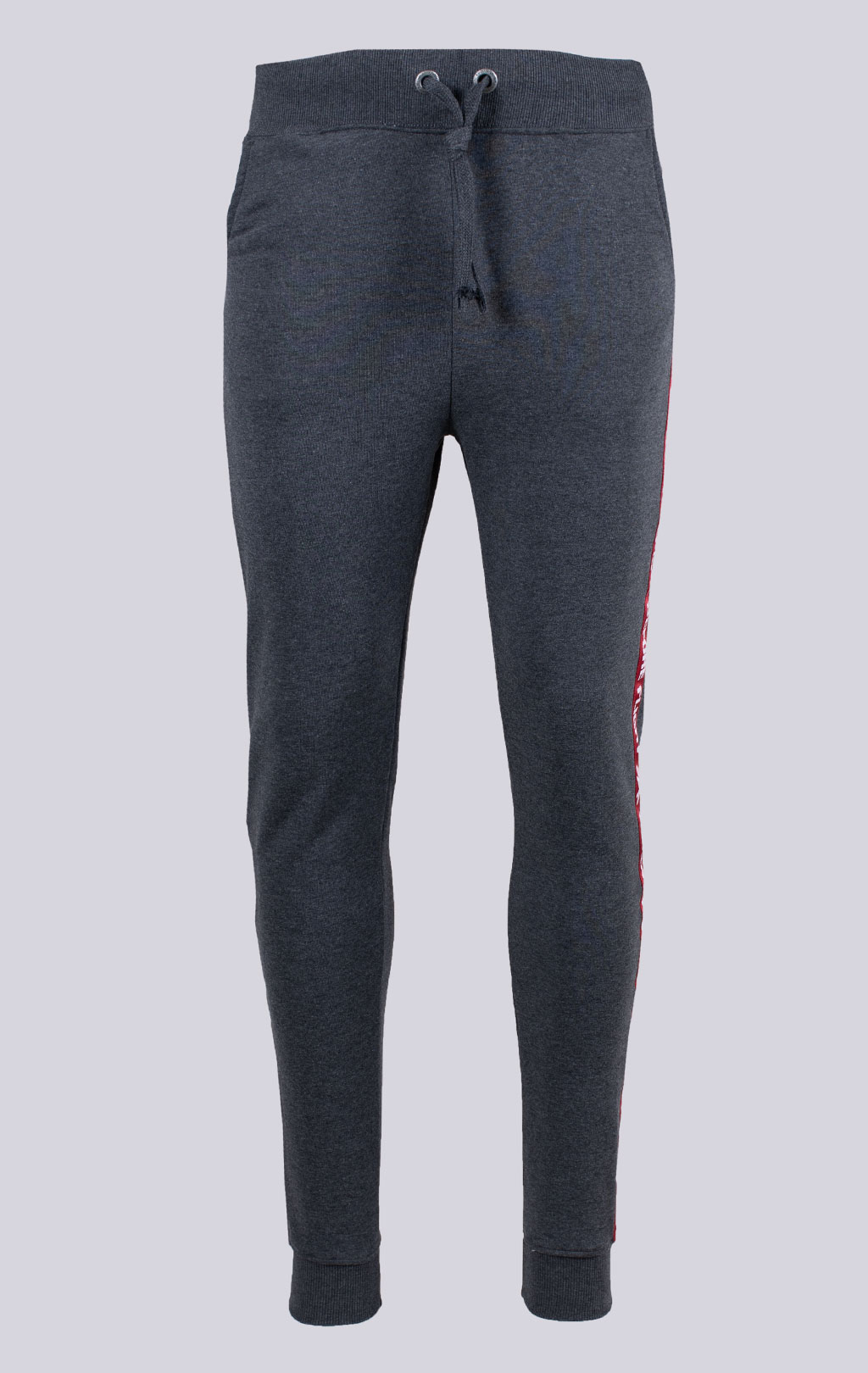 Брюки спортивные джоггеры ALPHA INDUSTRIES RBF TAPE JOGGER charcoal heather 