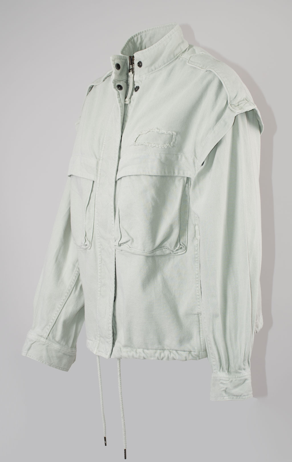 Женская ветровка ALPHA INDUSTRIES OVERSIZED CTN UTILITY JACKET SS 25 m dune white 